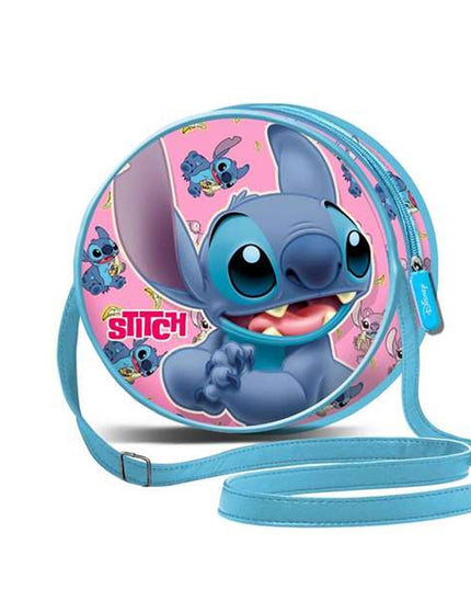 Axelväska Stitch för barn, blå, med blixtlåsstängning