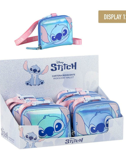 Plånbok Stitch i blå, polyuretan