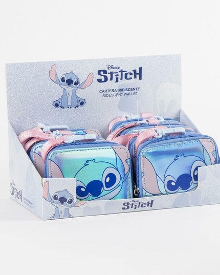 Plånbok Stitch i blå, polyuretan