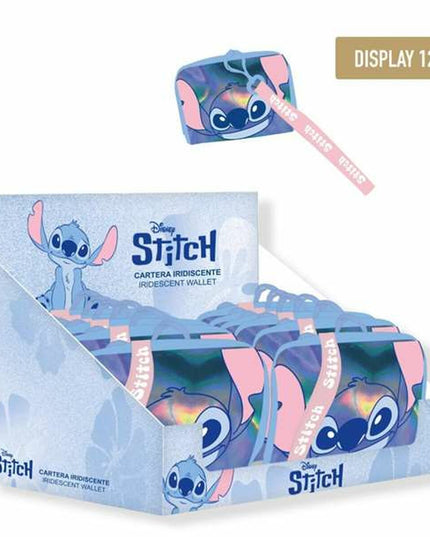 Plånbok Stitch i blå, polyuretan
