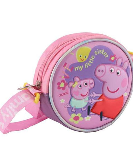 Axelväska Peppa Pig för barn, rosa