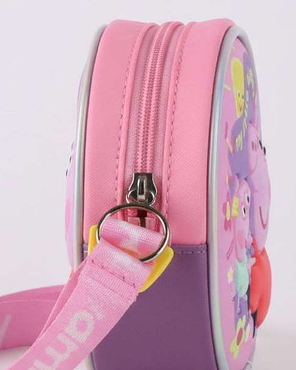 Axelväska Peppa Pig för barn, rosa