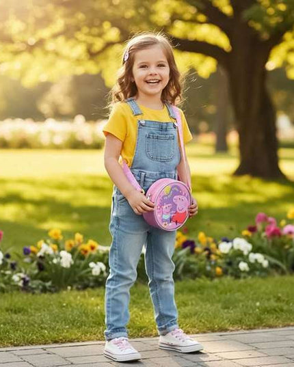 Axelväska Peppa Pig för barn, rosa