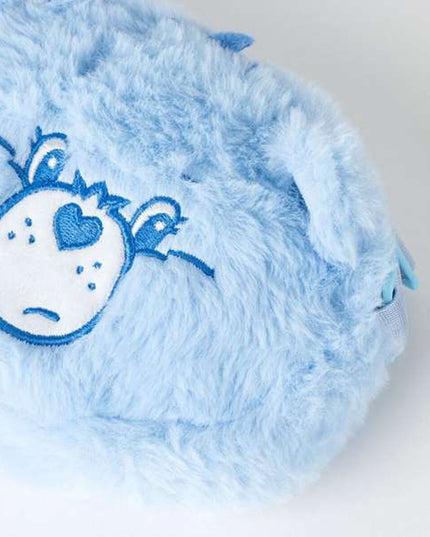 Axelväska Care Bears i plysch, blå