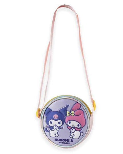 Axelväska Hello Kitty för barn, lila, justerbart axelband