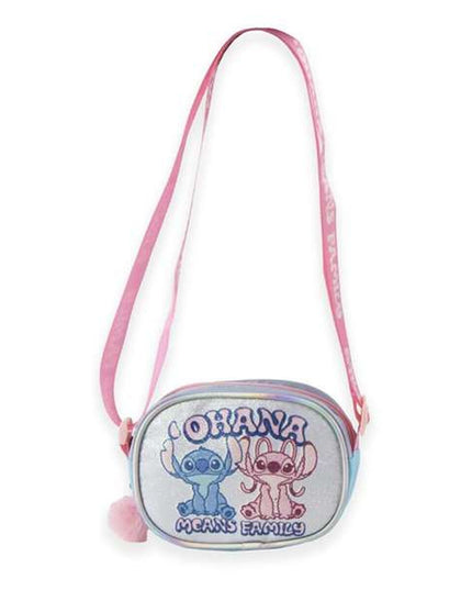 Axelväska Disney Stitch, blå, justerbart axelband
