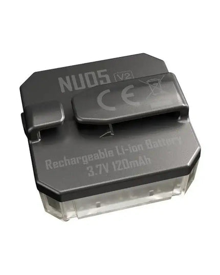 Nitecore NU05 V2 – Ultralätt säkerhetsficklampa med USB-C och 5 ljuslägen (40lm)