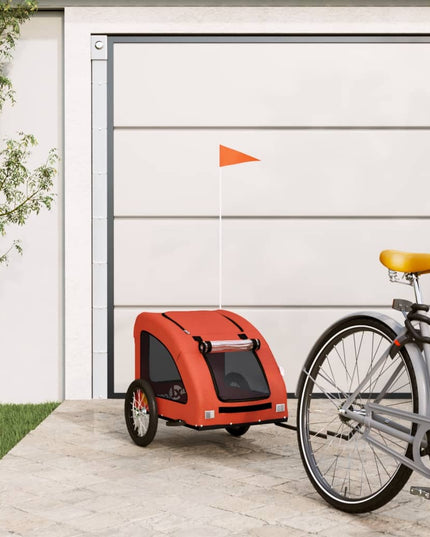 Cykelvagn För Djur Oxfordtyg Och Järn
