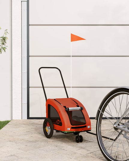 Cykelvagn För Djur Oxfordtyg Och Järn
