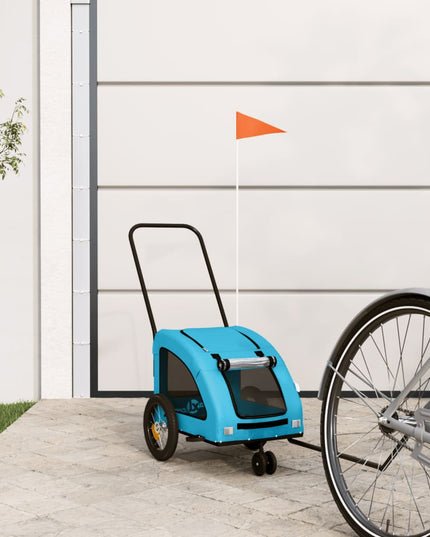 Cykelvagn För Djur Oxfordtyg Och Järn