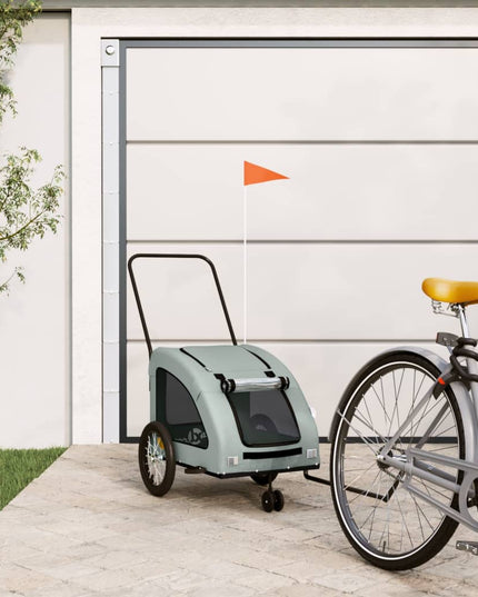 Cykelvagn För Djur Oxfordtyg Och Järn