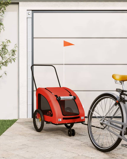 Cykelvagn För Djur Oxfordtyg Och Järn