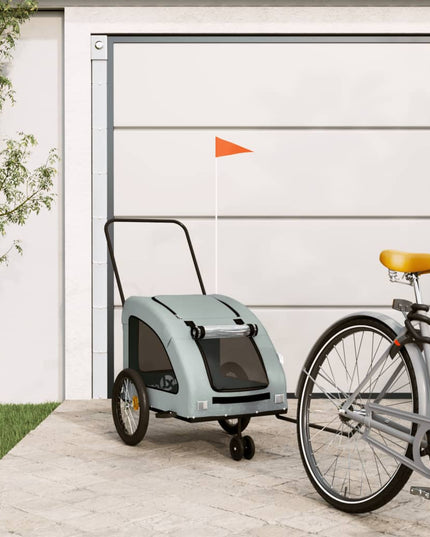 Cykelvagn För Djur Oxfordtyg Och Järn
