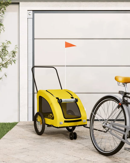 Cykelvagn För Djur Oxfordtyg Och Järn