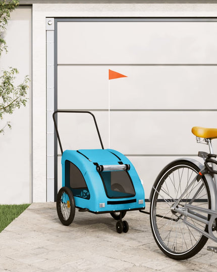 Cykelvagn För Djur Oxfordtyg Och Järn