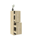 Sonoma ek / 40 x 41 x 144.5 cm