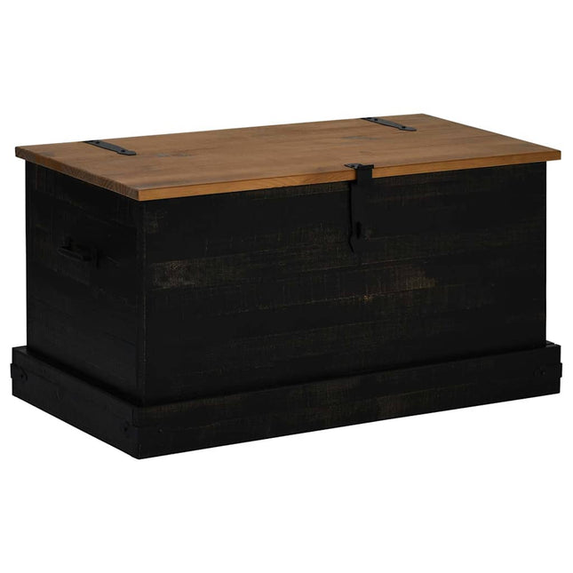 Förvaringskista Halden 91X48X47 Cm Massiv Trä Furu