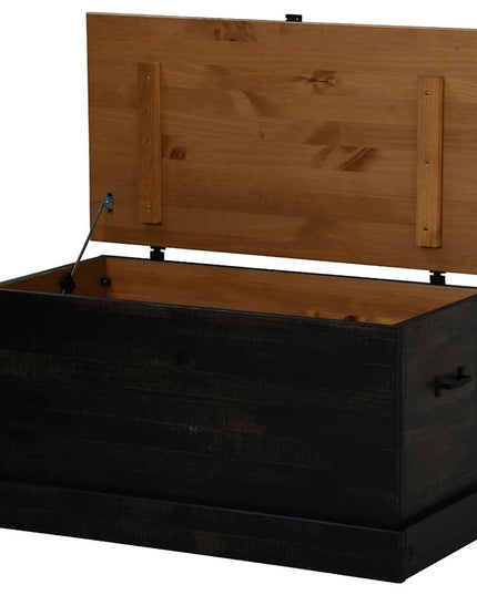 Förvaringskista Halden 91X48X47 Cm Massiv Trä Furu