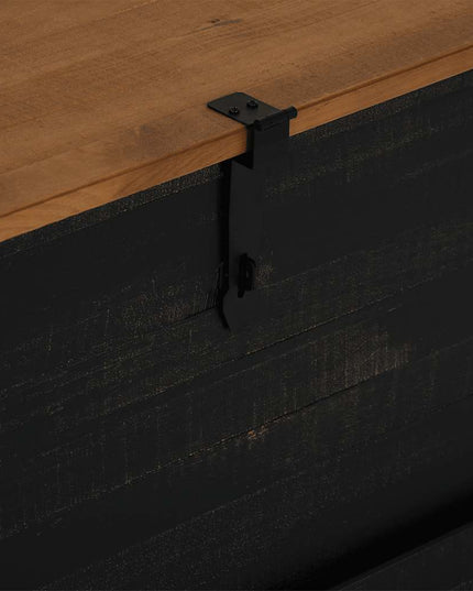 Förvaringskista Halden 91X48X47 Cm Massiv Trä Furu