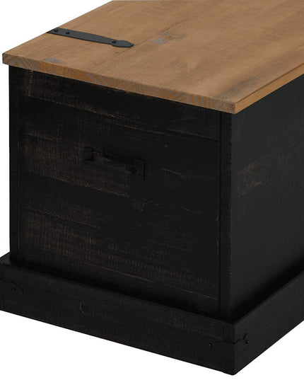 Förvaringskista Halden 91X48X47 Cm Massiv Trä Furu