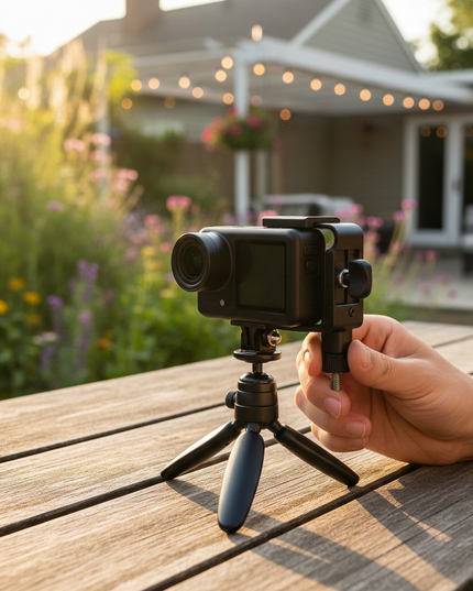 Adapter Osmo Pocket 2 till GoPro-fäste och 1/4" skruvfäste inkl. låsskruv