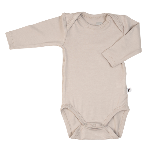 Bamboo Baby Long Sleeve Body - GRÅ