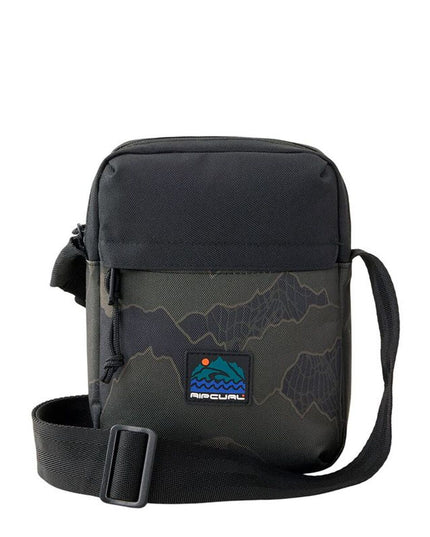 Axelväska Rip Curl No Idea Pouch Search Camo, svart, justerbart axelband