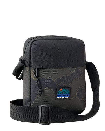 Axelväska Rip Curl No Idea Pouch Search Camo, svart, justerbart axelband