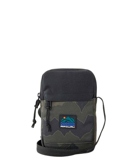 Axelväska Rip Curl Slim Pouch Search Camo, svart, kompakt
