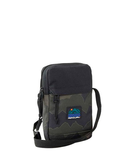 Axelväska Rip Curl Slim Pouch Search Camo, svart, kompakt