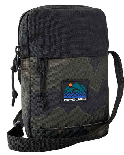 Axelväska Rip Curl Slim Pouch Search Camo, svart, kompakt