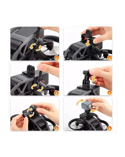 Fäste / hållare för kamera / tillbehör till DJI Avata - Ovansida