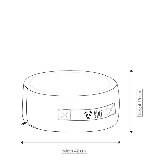 Sittpuff SOFT Mini, Butter
