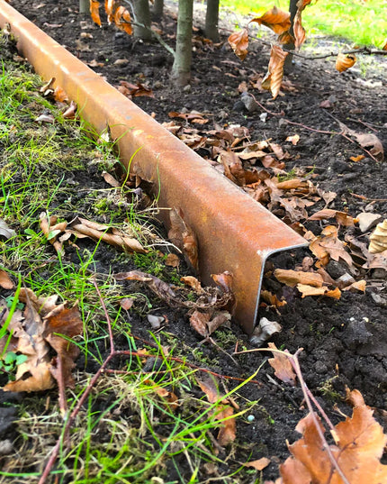 Rabattkant Cortén Bockad