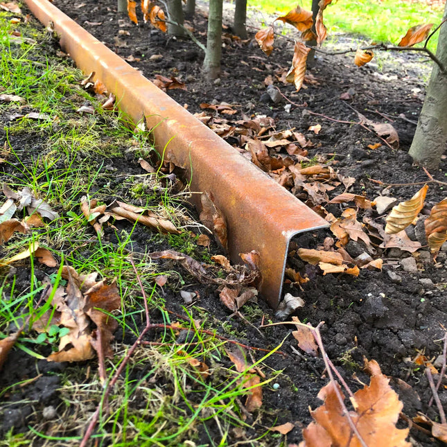 Rabattkant Cortén Bockad