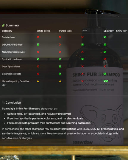 Shiny Fur Shampoo 2-pack – För fett hår och torr hud