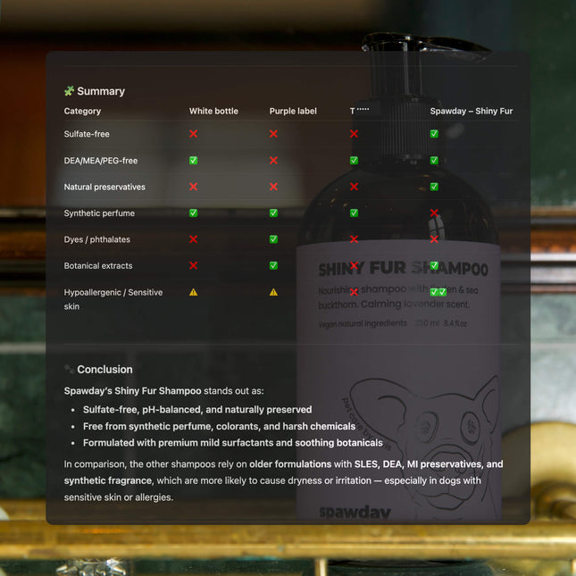 Shiny Fur Shampoo 2-pack – För fett hår och torr hud