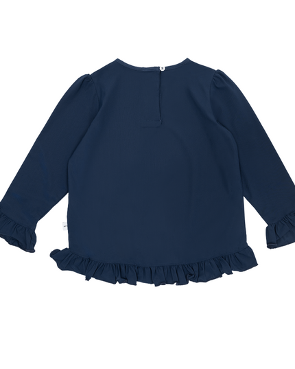 Körsbärs UV-topp blå