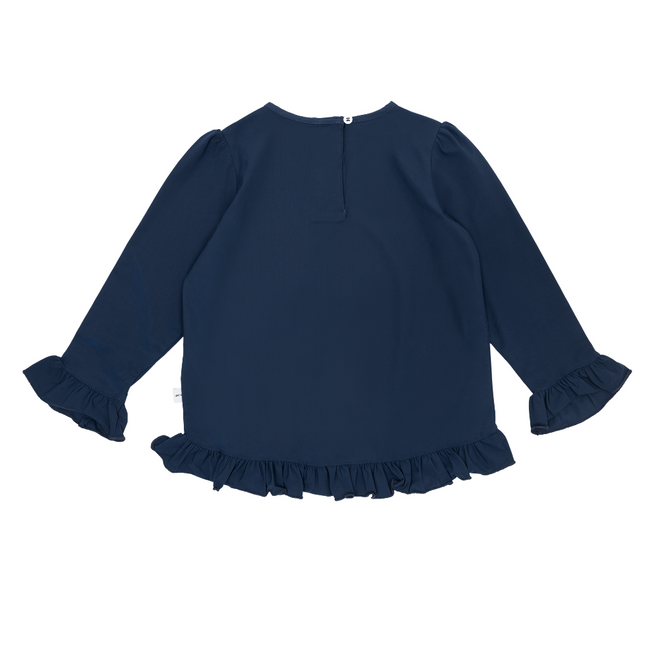 Körsbärs UV-topp blå