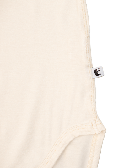Bamboo Baby Long Sleeve Body - CREAM