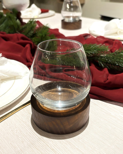 Woody Glas Rund