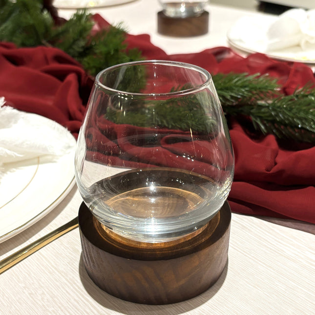 Woody Glas Rund