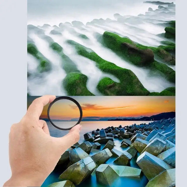 JUNESTAR 58mm ND Filterkit (ND2 + ND4 + ND8) för Actionkameror