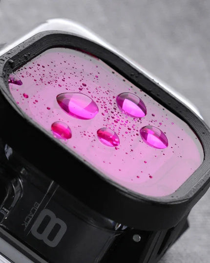 Rosa, Lila & Röd 3-Färgade Dykfilter till GoPro Hero8 Black