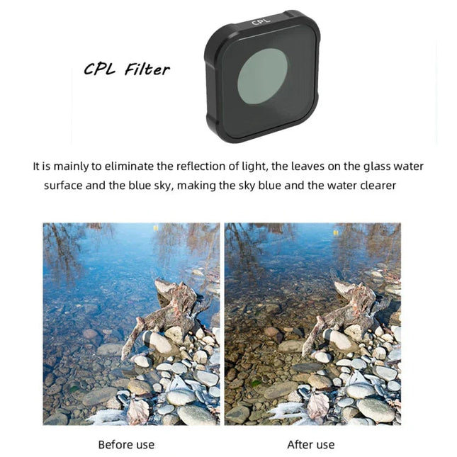 JSR KB Series CPL Filter för GoPro HERO9–13 Black