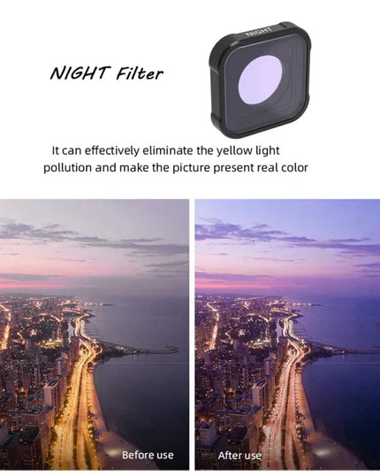 JSR KB Series Night Filter till GoPro HERO9–13 Black