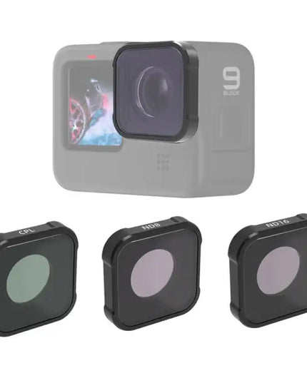 JSR CPL+ND8+ND16 Filterkit till GoPro HERO9–13 Black