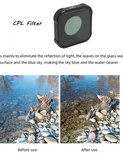 JSR CPL+ND8+ND16 Filterkit till GoPro HERO9–13 Black