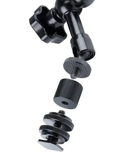 Magic Arm Dubbel 360° Kulled + Klämma - 11" - Aluminium - Kit