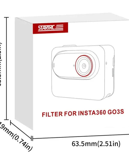 Insta360 GO 3S STARTRC CPL - STARTRC CPL Filter för Insta360 GO